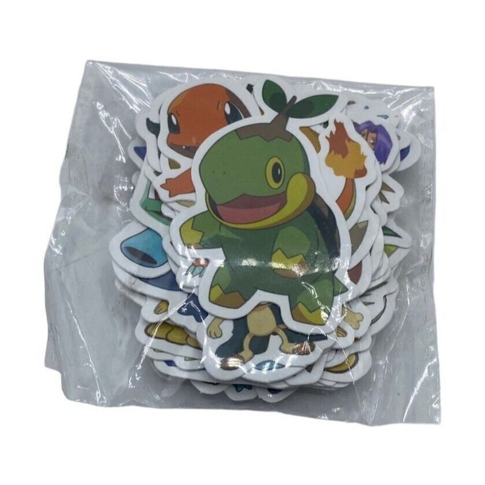 New Pokemon Stickers Vinyl For Bike Luggage Diary Lot of 50
